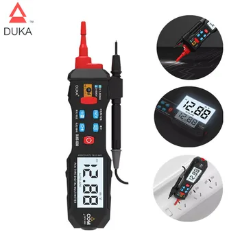 New DUKA LCD Digitálny Multimeter Pero, Esr Meter Testery Automobilový Zvuk, Svetla, Alarm Detekcie Tester Meter Vysoká Presnosť