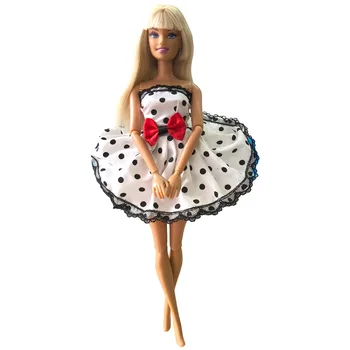 NK1 Ks 30 CM Princezná Biela Bežné Krátke Sukne Krásne Šaty Ručné Módne Oblečenie Pre Barbie, Doplnky Bábika Dievča, Darček