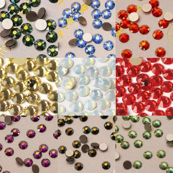 Non rýchlu Opravu 8 Veľkých A 8 Malých Farby Účinok Farby DIY Kamienkami Palicu Na Ploché Späť Kamienkami Pre Nail Art Odev, Ozdoby