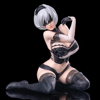 NOVÉ 20cm NieR:Automaty 2B YoRHa PVC Roztomilý Sexy Dievča Akcie Obrázok Anime Figúrka Zber Model Bábiky Hračky Darček