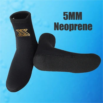 Nové 5MM Neoprén na Potápanie Topánky, Ponožky Surfovať Non-Slip Potápanie Ponožky Teplé Anti-Tŕň Pláži Ponožky Vodné Športy, Plávanie Ponožky