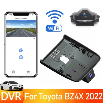 Nové! Predné a Zadné 4K Dash Cam Auto Fotoaparát Záznamník Dashcam WIFI Auta Dvr Záznamové Zariadenia Príslušenstvo Toyota BZ4X 2022 2023