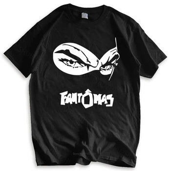Nové tričko black topy pre mužov FANTOMAS Logo Mr. Bungle Avant Garde Metalová Kapela Black T-Shirt lete teeshirt plus veľkosť