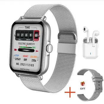 Nový Bluetooth Prijatie Hovoru Smart Hodinky Mužov plne Dotykový Vytáčanie Hovoru Fitness Tracker Vodotesný IP67 Smartwatch muži ženy +Box