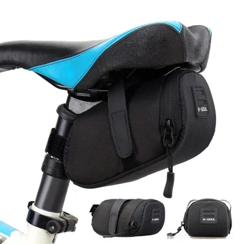 Nylon Nepremokavé Cyklistické tašky Skladovanie Sedadla na Bicykli Chvost Zadné Puzdro Taška Sedlo Bolsa MTB Príslušenstvo