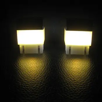 Námestie Vodotesný LED Solárne Svetlo Plot Post Bazén a Záhradu Lampa Teplá Biela