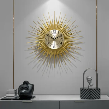 Obývacia Izba Luxusné Moderné Hodiny Minimalismo Dizajn, Tichý Digitálne Hodiny Umenia, Estetické Kovové Reloj Porovnanie Izba Dekorácie W