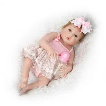 Odbavenie Špeciály Simulácia Reborn Baby Doll Plné Plastové Hrať Dom Hračka Darček Dievča Hračka Roztomilá Bábika Simulácia Reborn Baby Doll
