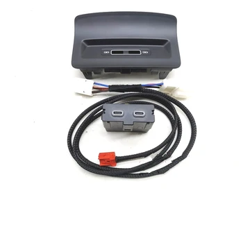 OEM Zadné Sedadlo Typ C Zásuvky Armerst USB Adaptér pre Škoda Kodiaq Karoq 5QD 035 726 L