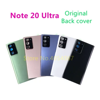 Originálne Zadné Sklo Na Samsung Galaxy Note 20 Ultra N985 N986 N986F N986B 5G Kryt Batérie Výborné Zadné Dvere Bývanie Prípade