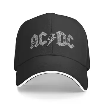 Osobné AC DC Albumy Rock Roll šiltovku Vonkajšie Ženy, Mužov Nastaviteľné Heavy Metalová Kapela Hudba Otec Klobúk Jeseň