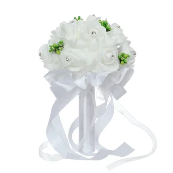 PE pena kvet Západného štýlu svadobné družičky strane kytice svadobné dodávky čipky hranice anti-pravda, kytice