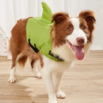 Pes Život Vesta Pet Plávanie Oblečenie Šteňa Záchranu Bezpečnosti Lete Shark Oblečenie Pes Rýchlo sa odparujúci Plavky Chihuahua Príslušenstvo