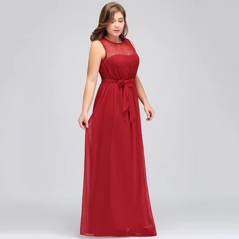 Plus Veľkosť Červená Ženy Večer Party Šaty Pohľadu Čipky Dlhé Svadobné Šaty, Letné Nové Backless Klasické Prom Šaty