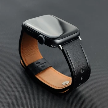 Pre Apple hodinky 44 mm 45 mm kapela ultra 49 mm 42mm 41mm 40 mm, Kožený remienok pre iwatch applewatch 8 7 6 5 4 SE 3 náramok Accessorie