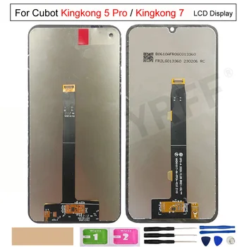 Pre Cubot KingKong 5 Pro Obrazovke LCD Displej Pre Cubot KingKong 7 LCD Displej Dotykový Displej Digitalizátorom. Montáž Nahradenie+Nástroje