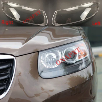 Pre Hyundai Santafe 2008-2012 Auto Transparentné Svetlomet Shell Svetlometu Shell Tienidlo Svetlomet Sklo Auta Predný Kryt Svetlometu