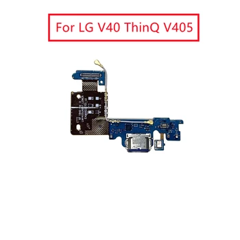 pre LG V40 USB Nabíjací Dock Pripojenie Pripojenie Plnenie Flex Kábel Pre Lg V405 USB Opravy Náhradných Dielov