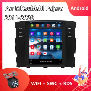 Pre Mitsubishi Pajero V97 V93 2011 - 2020 Pre Tesla Štýl Obrazovke GPS Multimediálne Video Prehrávač Carplay Android 12 Bluetooth USB 4G