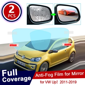 pre Volkswagen VW Up! 2011~2019 Do e-Up! Úplné Pokrytie Anti Fog Film Spätné Zrkadlo Rainproof Anti-Fog Filmy Čisté Auto Príslušenstvo