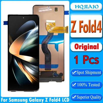Pôvodné AMOLED Pre Samsung Z Fold4 5G LCD F936U LCD Displej Dotykový Displej Pre Samsung Galaxy Z Násobne 4 F9360 F936B zobrazenie protokolu