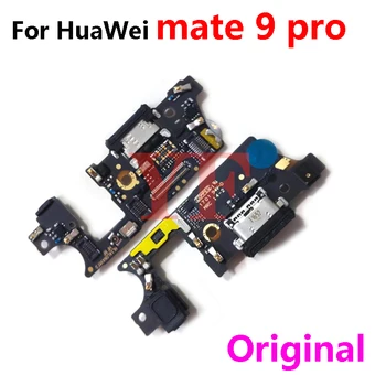 Pôvodný Pre HuaWei Mate 9 Pro Usb Nabíjací Port Konektor Rady Časť Flex Kábel S Mikrofónom Mic