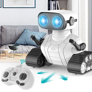 RC Inteligentné Mini Smart Robot Zvuk a Svetlo Tanec Plnenie Dynamické Robot Boy Hračky