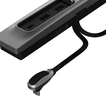 Rozbočovač usb Adaptér 27W Rýchle Nabíjanie USB Rozšírenie Dock 3 Porty Auto, USB, Dokovacia Stanica pre Tesla Model 3 Model Y