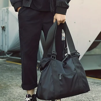Ručné cestovná taška mužov business travel veľkú kapacitu, duffel taška krátke vzdialenosti ľahký bežné taška cez rameno