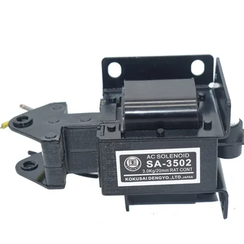 SA-3502 AC push-pull trakciu elektromagnet ťahová sila 3 KG zdvih 220MM220V380V