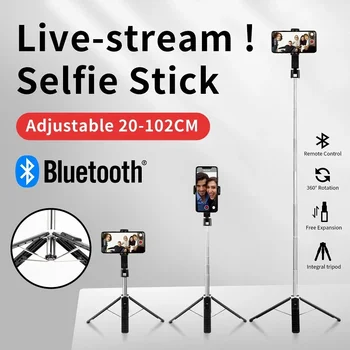Selens Bluetooth Diaľkové Ovládanie Telefónu Statív Držiteľ Flexibilné Selfie Stick Pre IPhone Tiktok Youtube Vlog Žiť Vo Vode, Streľba
