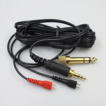 Slúchadlá Audio Kábel Stereo Predlžovacie Lanká Výmena Prenosné Auto 2,5 m Domov Medi Hudba Pre Sennheiser HD25 HD420