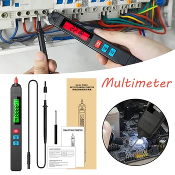 Smart Multimeter Jasné LED Baterka Pre Napätie Test