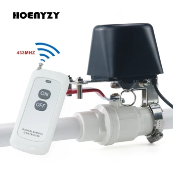 Smart Plynu Detektor Automatické Vody Ventil Regulátor 433mhz Bezdrôtové Diaľkové Ovládanie Manipulátor