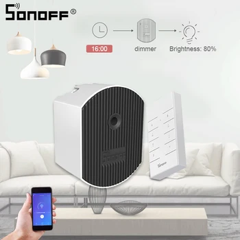 Sonoff D1 Smart Dimmer Prepínač WiFi 433Mhz RF/APP/Hlas Diaľkové Ovládanie Nastavenie Svetla Jas Pracuje s Google Domov pre Alexa