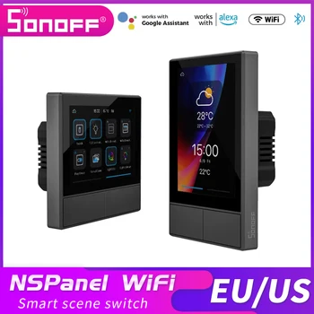 Sonoff NSPanel EU/USA, Wifi, Smart Scény Prepínač Stenu Smart Displej Prepínač Viacerých Ovládanie Termostatu Real-Time Zobrazenie Počasia
