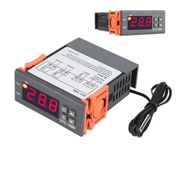 STC-1000 LED Digitálny Regulátor Teploty Termostat Thermoregulator Inkubátor 12V 24V 110V 220V