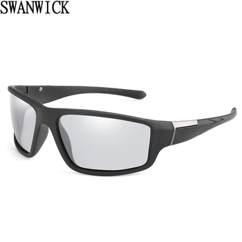 Swanwick photochromic slnečné okuliare pre mužov letné štýl polarizované slnečné okuliare jazdy muž zafarbenie darčekové predmety 2023