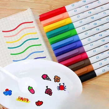 Tabuľa Značky Plávajúce Atramentové Pero Doodle Vody Perá Magické Vody Maľovanie Pero Montessori Raného Vzdelávania Hračka Umelecké Potreby