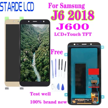 TFT 5.6 palcový Samsung Galaxy J6 2018 LCD J600 J600G SM-J600 SM-J600G SM-J600F Lcd Displej Dotykový Displej Digitalizátorom. Montáž