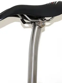 Titánové Zliatiny Sedlovka Skladací Bicykel Nastaviteľné Sedlovka MTB /Road BIke Príslušenstvo