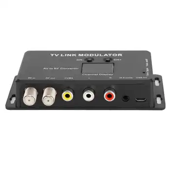 TM70 UHF TV LINK AV Modulátor do RF Converter IČ Extender 21 Kanál Displej NTSC/PAL voliteľné UHF TV Link Modulátor CATV Systém