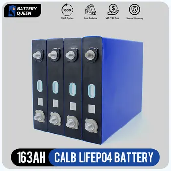 Triedy A CALB 163Ah Lifepo4 Batérie Hranolové Nabíjateľné batérie Značky Nových Buniek Pre Solárny Systém urob si sám 12V Batéria 48V