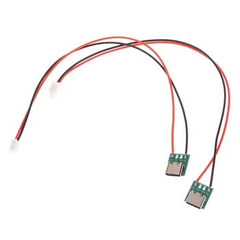 Typ-c PCB S Cabel Converter Adaptér Micro USB Na DIP Samica Konektor Breakout Rada Nabíjací Kábel Spájkovanie Doske Pätice