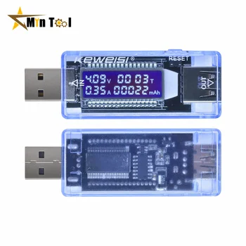 Typ-C, USB Tester DC LCD Digitálny Voltmeter Ammeter Napätie Prúd Volt na Meter Indikátor Napájania Kapacita Tester Detektor Nástroj