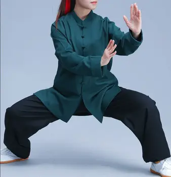 unisex najvyššej kvality tai chi taijiquan oblečenie bojových umení wushu školenia uniformy qigong kung fu vyhovuje