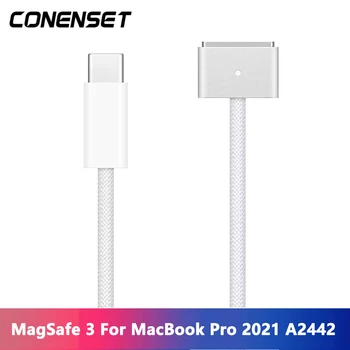 USB C na Magnetické Bezpečné 3 generácie Kábel, Nabíjací Adaptér Pre MacBook Pro Air Pro M1 M2 A2442 A2485 A2681 A2363 67W 30W 140W