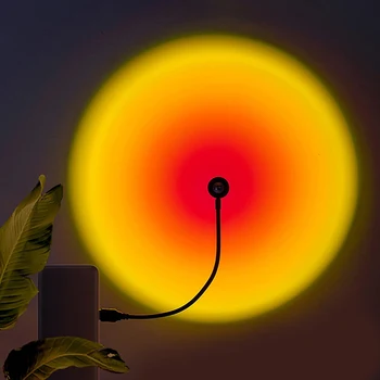 USB západ Slnka Lampa LED Rainbow Neon Nočné Svetlo na Fotografovanie Stenu pre Neónové Svetlá Hunter X Hunter Želanie Nakupovanie
