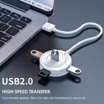 USB2.0HUB Jedným Potiahnutím Štyroch Notebook Externý usb Rozbočovač Multi-rozhranie, Vhodný Pre usb2.0 Myši, Klávesnice, u disku Tlačiarne Rozšírenie