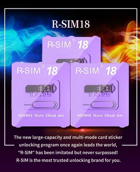 v9.1 R-SIM18 Automatické Odblokovanie Karty pre iPhone6~14pro max (E-SIM 5G iOS16 )